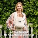 MOMCOZY ERGONOMINĖ KŪDIKIŲ NEŠIOKLĖ PUREHUG IŠ NATŪRALAUS LINO, ŠVIESUS AMBERIS MOMCOZY ERGONOMINĖ KŪDIKIŲ NEŠIOKLĖ PUREHUG IŠ NATŪRALAUS LINO, ŠVIESUS AMBERIS