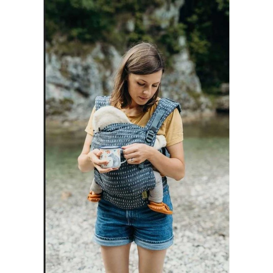 Boba Nosida Nosidełko BOBA X - denim with print – 5