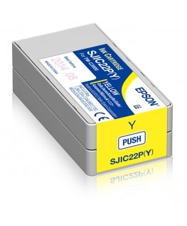 Epson SJIC22P(Y): Ink cartridge for ColorWorks C3500 (yellow)