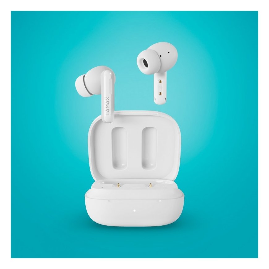 Lamax Clips1 Plus Headset Wireless In-ear Calls/Music USB Type-C Bluetooth White – 3
