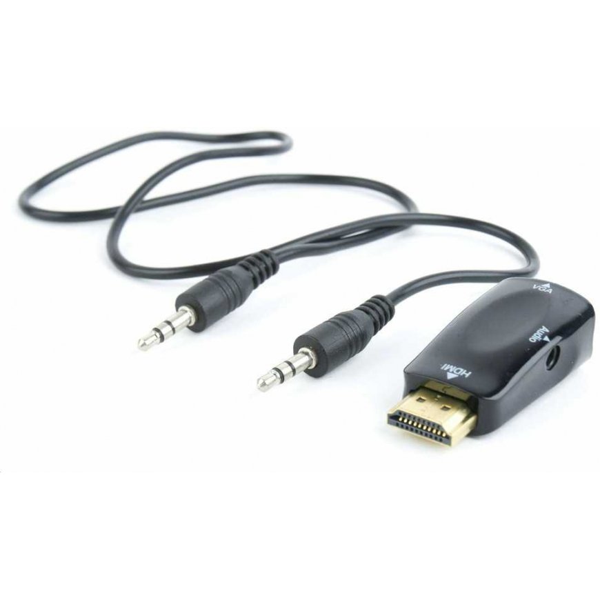 C-TECH HDMI kuni VGA heliaadapter, M/F