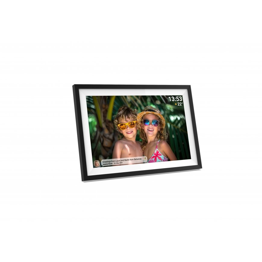 Denver PFF-1016 цифровая фоторамка Черный 25,6 cm (10.1") Сенсорный экран Wi-Fi – 3