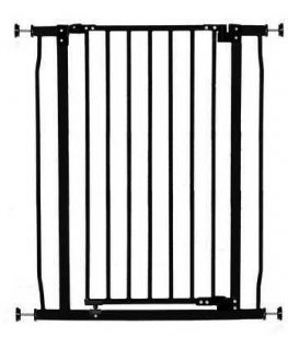 Dreambaby Turvaportti koirille Liberty Tall Gate (L: 75-82cm x K: 93cm) - musta