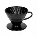 Keraminis kavos filtravimo prietaisas Hario V60-02 Matinis Juodas