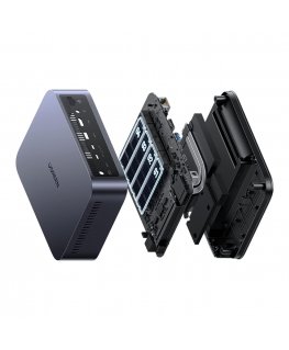 Сервер "UGREEN" подключен к сети хранилища NAS DXP480T Plus EU (без диска)