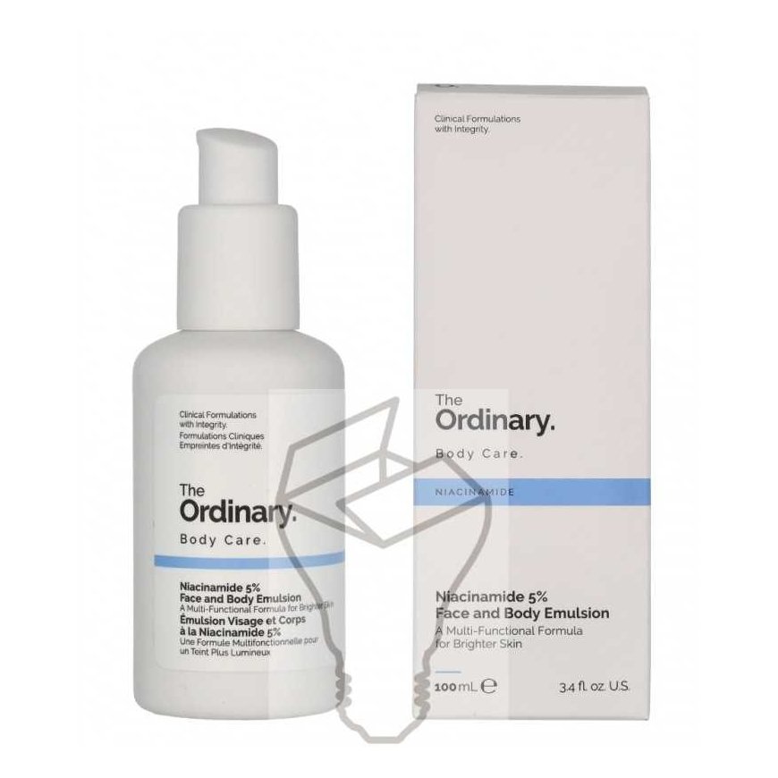 The Ordinary Niacinamide 5% veido ir kūno emulsija, 100 ml