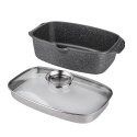 VALDINOX ROCK BAKING PAN 32x21CM 5.7L WITH LID AND OIL DISPENSER VALDINOX ROCK BAKING PAN 32x21CM 5.7L WITH LID AND OIL DISPENSER