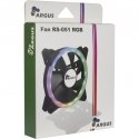 Inter-Tech Argus RS-051 RGB Tietokonekotelo Tuuletin 12 cm musta