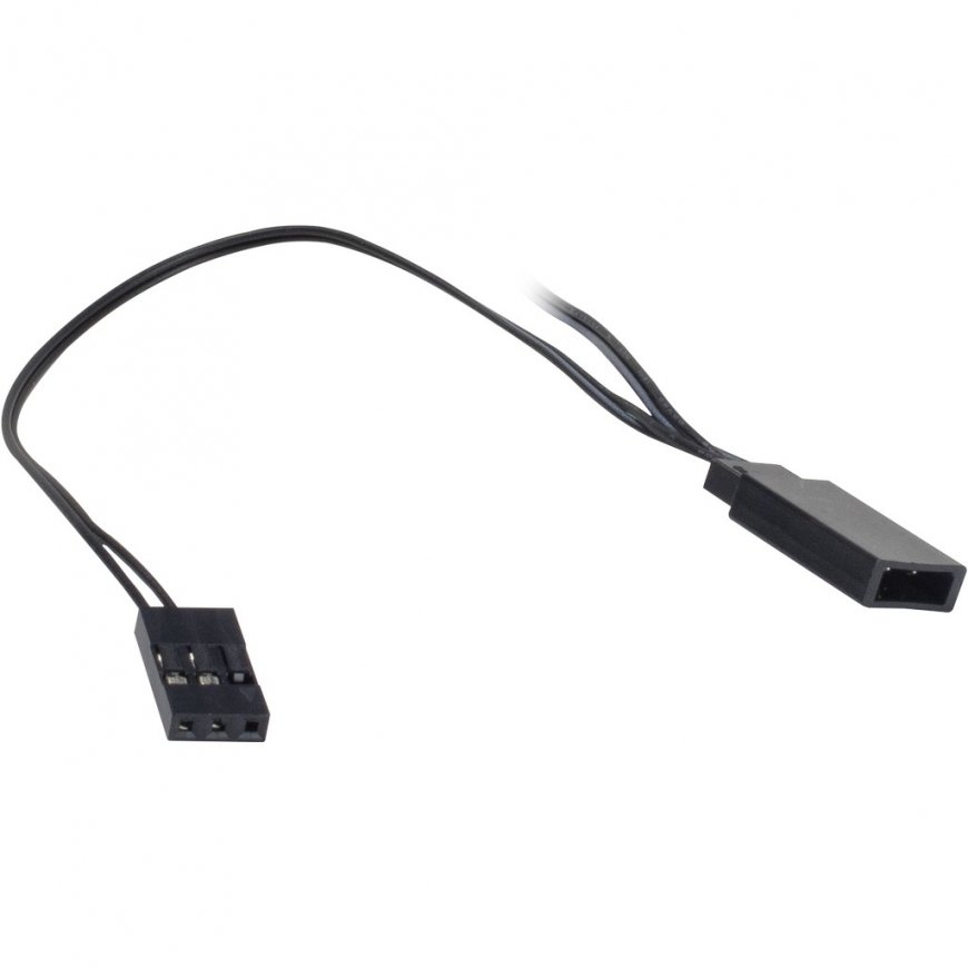 Inter-Tech Argus RS-051 RGB Kompiuterio korpusui Ventiliatorius 12 cm Juoda – 5