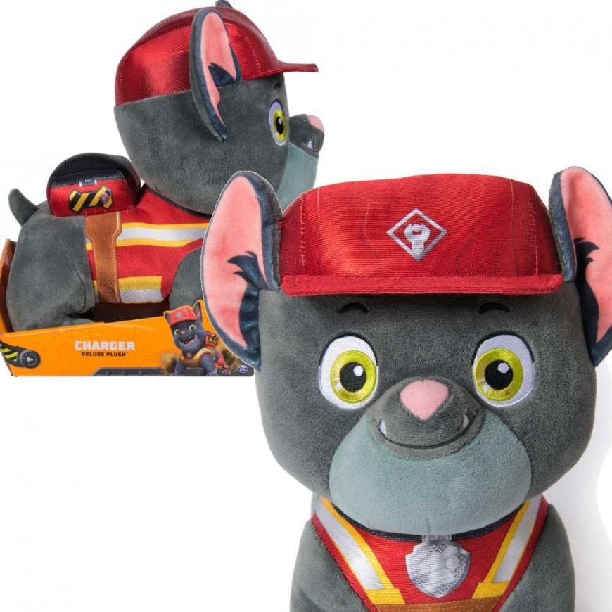 Rubble & Crew Paw Patrol Maskotti Lataus Pehmolelu Rubble ja hänen tiiminsä 30 cm – 3