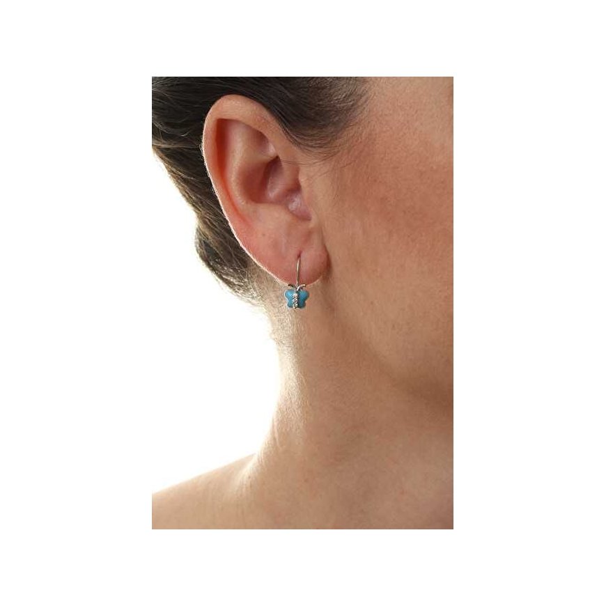 Серебряные серьги Moiss Charming с бабочками E0003656 – 2