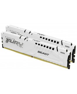Kingston Technology FURY Beast 32GB 5600MT/s DDR5 CL36 DIMM (Kit of 2) White EXPO