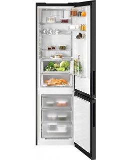Холодильник Electrolux LNT8MB36B, морозильник, черная сталь, 2м