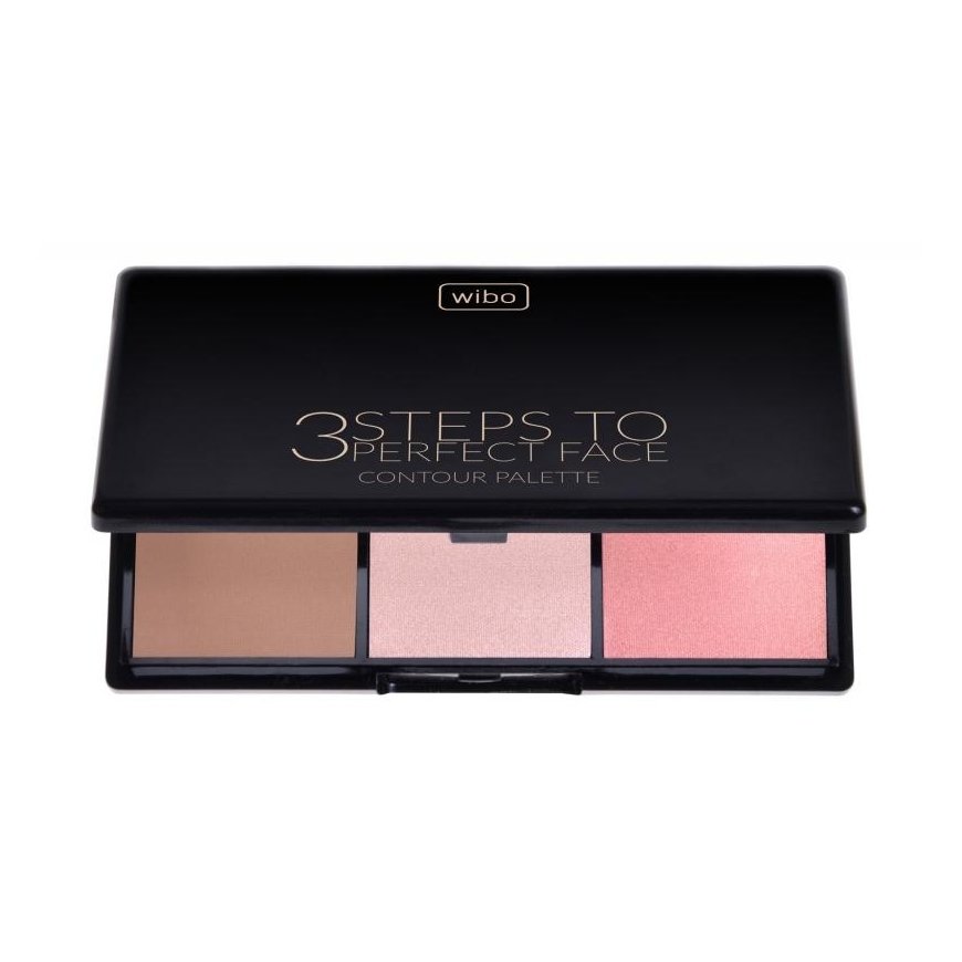 Wibo 3 Steps To Perfect Face Contour Palette Light, 10 g