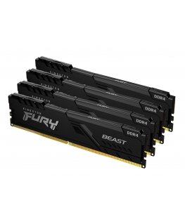 Kingston Technology FURY Beast muistimoduuli 128 GB 4 x 32 GB DDR4 3600 MT/s