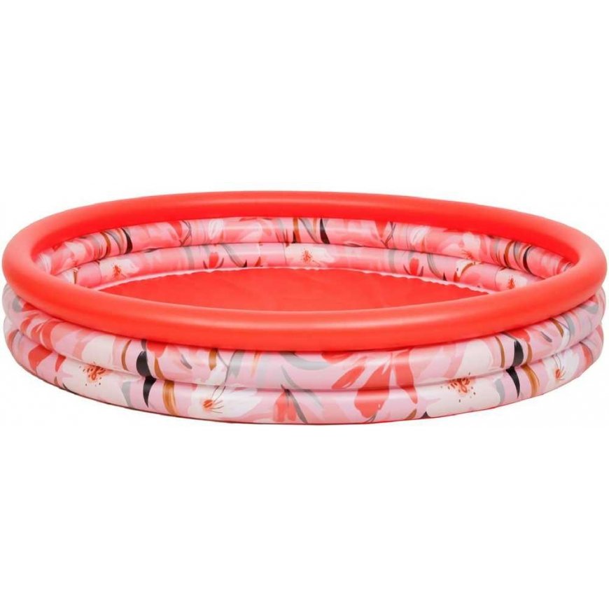 Jilong INFLATABLE POOL WITH 3 RINGS, FLOWERS, 157 x 24 CM 51465