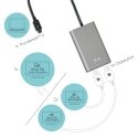 i-tec TB3DUAL4KDP USB графический адаптер 5120 x 2880 пикселей Серый i-tec TB3DUAL4KDP USB графический адаптер 5120 x 2880 пикселей Серый