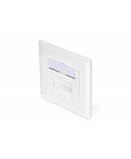 Digitus DN-9007-1 pistorasia 2 x RJ-45 Valkoinen