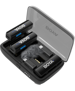„Boya BOYALINK V2.0“ – 2.4G mini bezvadu mikrofons kamerām, „Android“ un „iOS“ ierīcēm