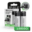 Uniross Batteries Uniross USB-C 18650 Lithium Battery Rechargeable 2000mAh Uniross Batteries Uniross USB-C 18650 Lithium Battery Rechargeable 2000mAh