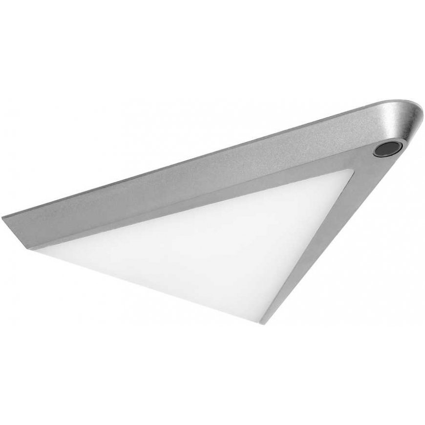 Orno PIRAMIS LED-lamppu, 3,5W, 200lm, 4000K, kosketusvapaa kytkin, harmaa – 3