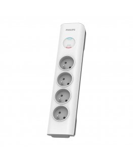 Philips SPN7040WA/60 liigpinge kaitsevahend Valge 4 vahelduvvoolu kontakt 2 m