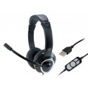 Conceptronic POLONA Kuulokkeet Langallinen Pääpanta Puhelut/Musiikki USB A-tyyppi musta Conceptronic POLONA Kuulokkeet Langallinen Pääpanta Puhelut/Musiikki USB A-tyyppi musta