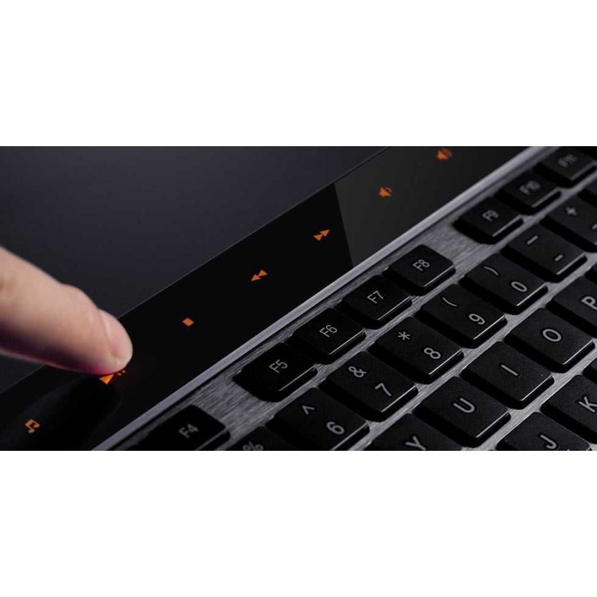 RAPOO klaviatūra E9270p USB, multimediju, bezvadu, melna, CZ – 3