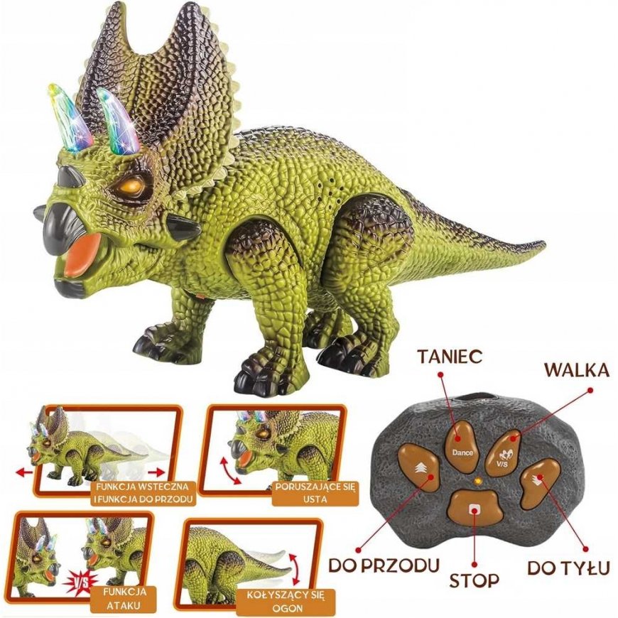 WOOPIE remote control RC dinosaur robot Triceratops – 4