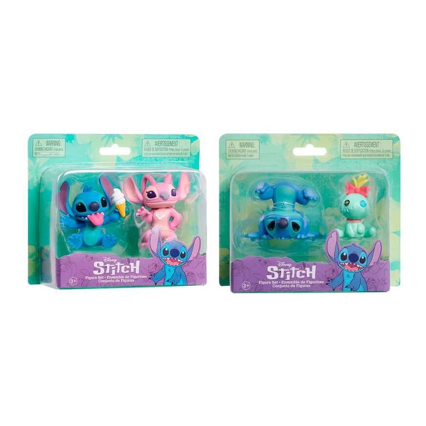 justplay Disney Stitch sekoituspakkaus 2 hahmoa 7,5 cm – 5
