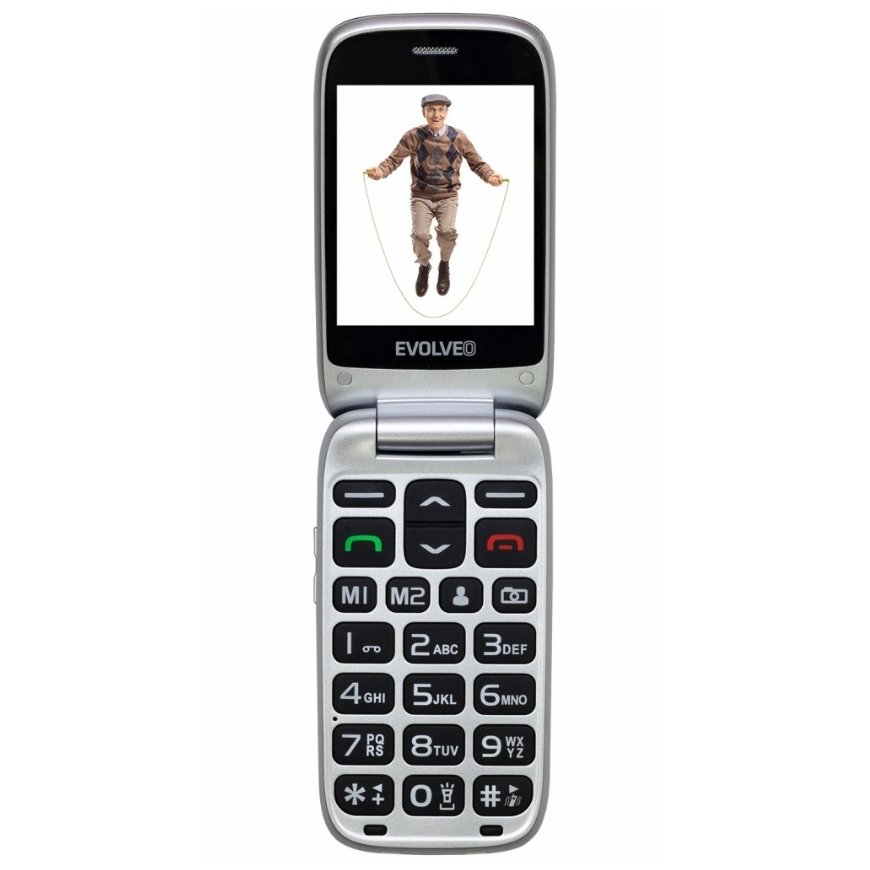 Evolveo EasyPhone FS 7,11 cm (2.8") 105 g Raudona Telefonas vyresnio amžiaus žmonėms – 3