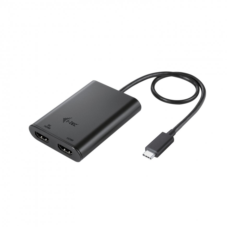 i-tec C31DUAL4K60HDMI USB ekrano adapteris 7680 x 4320 pikseliai Juoda