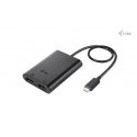 i-tec C31DUAL4K60HDMI USB grafiskais adapteris 7680 x 4320 pikseļi Melns