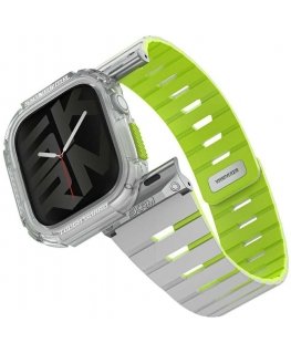 Kotelo Hihna+kotelo Skinarma Gemini Apple Watch 42mm niteglow
