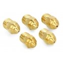 Creality MK-ST brass nozzle 0.25mm/0.4mm/0.6mm/0.8mm - plastic 1.75mm - brass - 5 pcs