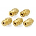 Creality MK-ST brass nozzle 0.25mm/0.4mm/0.6mm/0.8mm - plastic 1.75mm - brass - 5 pcs