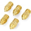 Creality MK-ST messingotsik 0.25mm/0.4mm/0.6mm/0.8mm - plastmass 1.75mm - messing - 5 tk Creality MK-ST messingotsik 0.25mm/0.4mm/0.6mm/0.8mm - plastmass 1.75mm - messing - 5 tk