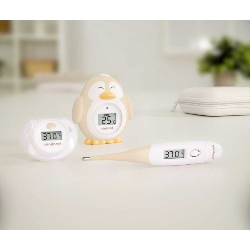 Haxe Miniland Valencia Set 3 Valencia thermometers - flexi thermometer, for bathing, pacifier – 2