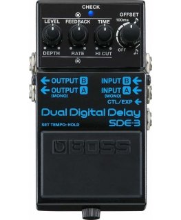 Boss SDE-3 Dvigubas skaitmeninis delsys pedalas