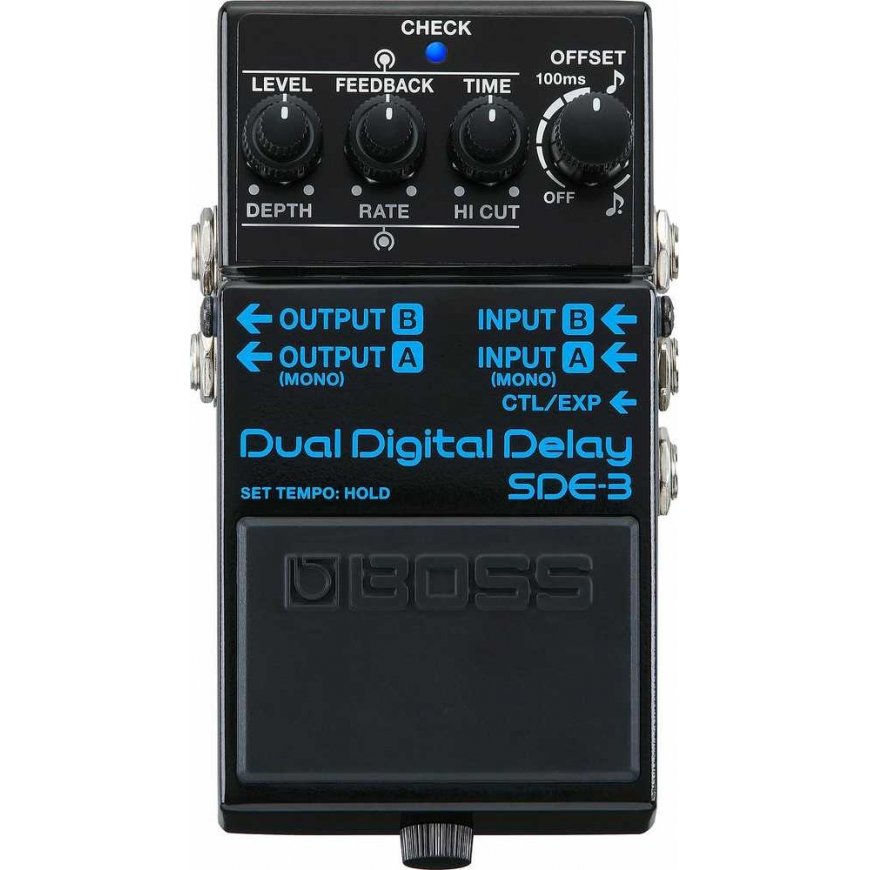 Boss SDE-3 Divkāršais Digitālais Aizkavēšanas pedals
