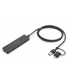 Digitus USB 3.0 Hub 4-Port, Slim Line