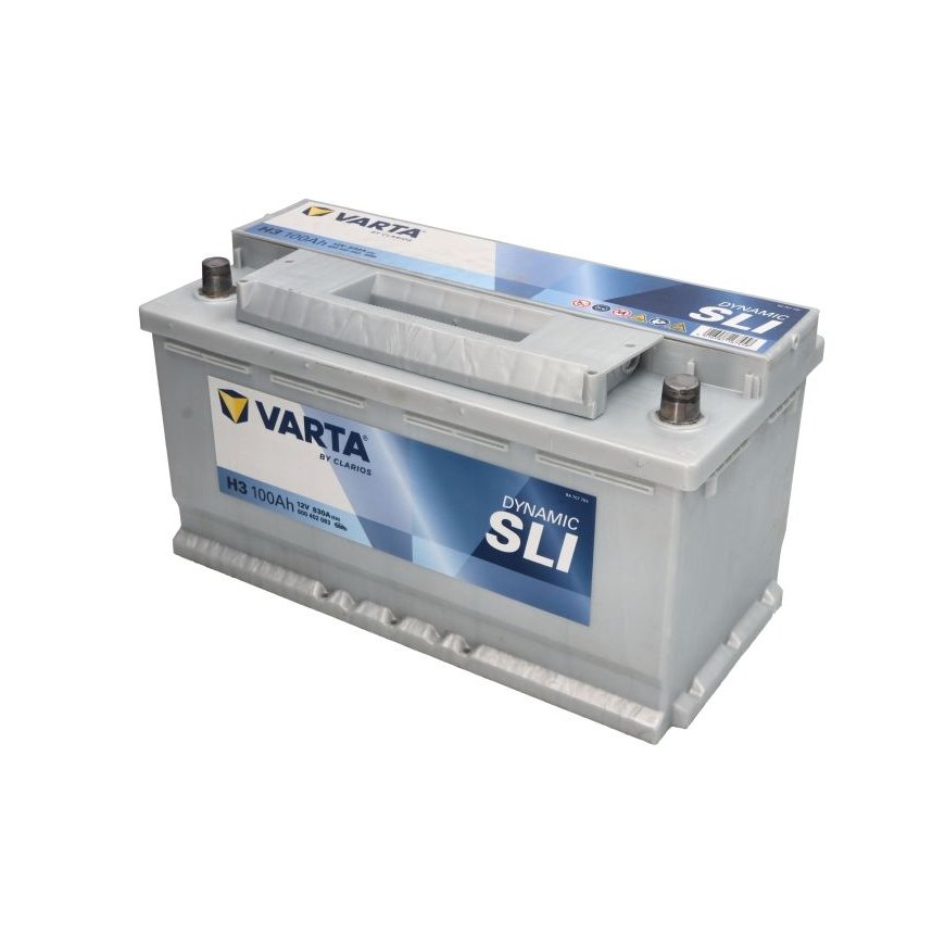 Akumulators VARTA 12V 100Ah/830A B13 starteris