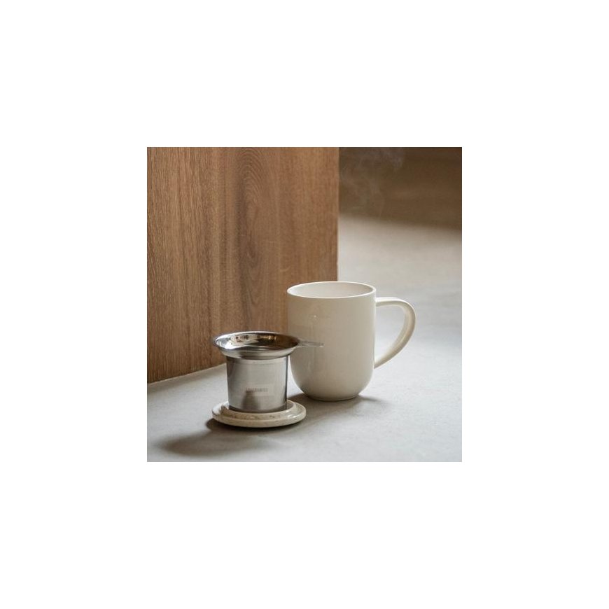 Tea mug with an infuser and lid Loveramics Pro Tea rusvai gelsvas, 300 ml – 4