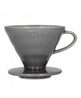 Keramikas kafijas filtrs Hario V60-02 Pelēks