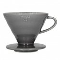 Keraaminen kahvifiltri Hario V60-02 Pilkas