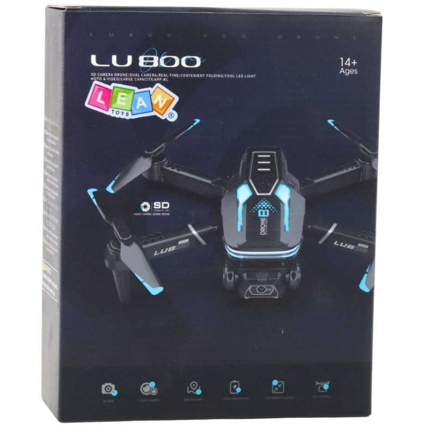 Lean Toys Sulankstomas dronas su kamera LU800 – 5