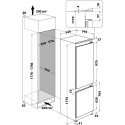 Whirlpool WHC18 T132 Įmontuoti 250 L E Balta Whirlpool WHC18 T132 Įmontuoti 250 L E Balta