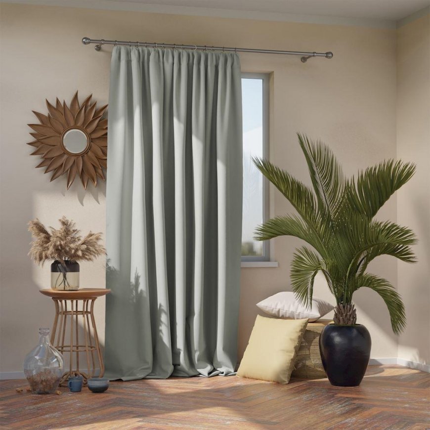 AmeliaHome KARD/AH/BLACKOUT/PLEAT/Hõbedane/140X270/1TK – 3