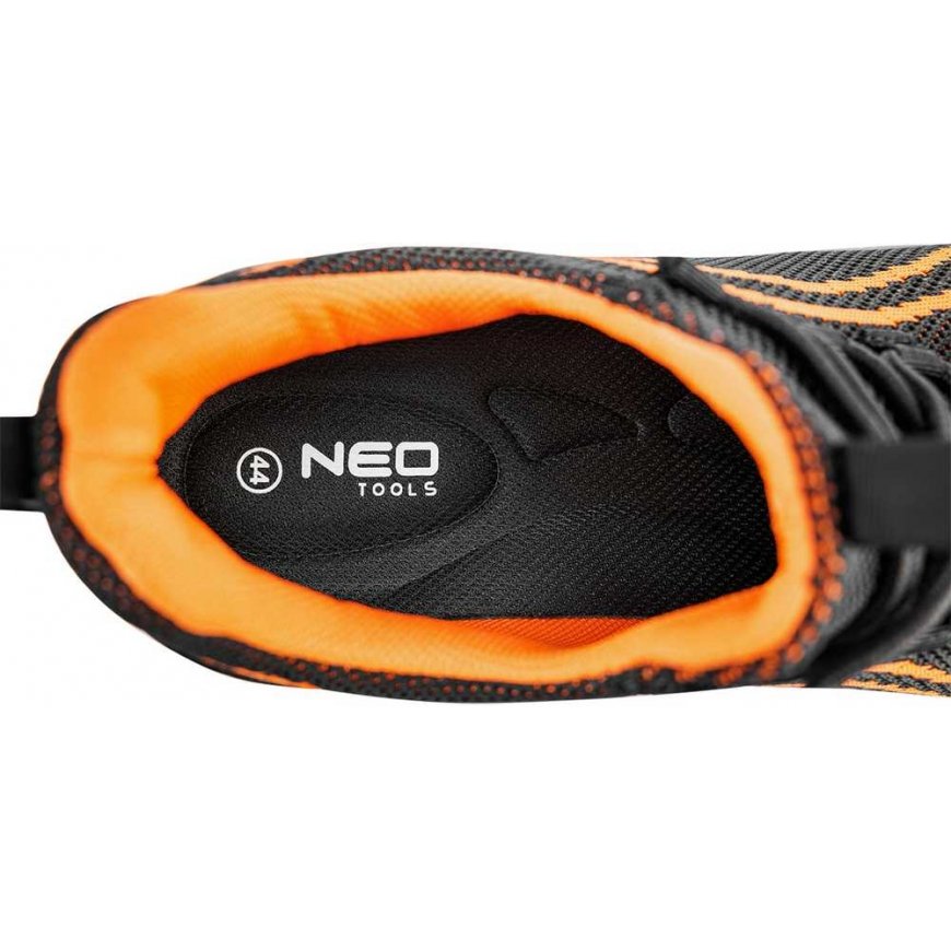 Neo Tools S1 SR Neo Air Work Shoes, steel toe, orange, size 40 – 5