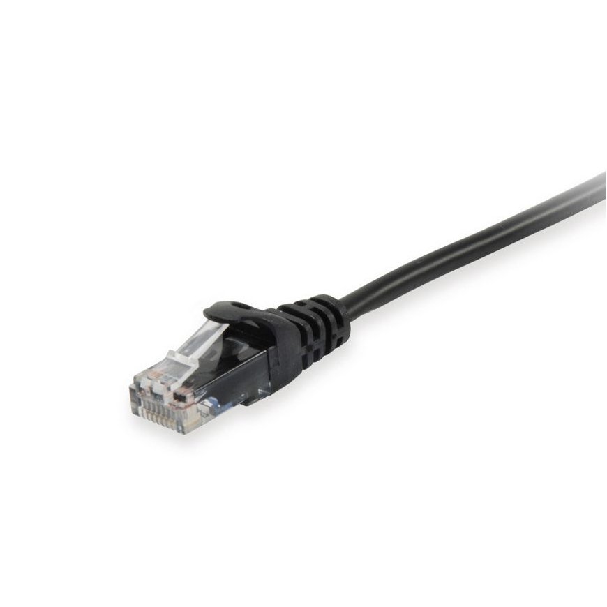 Equip 603051 tīkla kabelis Melns 0,5 m Cat6a U/UTP (UTP)